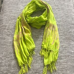 PARADISE LA HAINA Fringe Scarf -